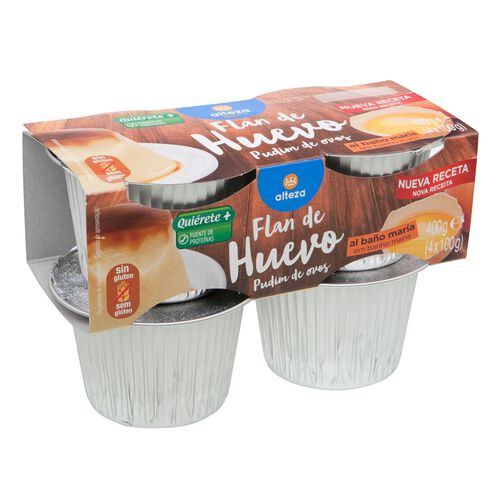FLAN ALTEZA HUEVO BAÑO MARIA 4x100g image number