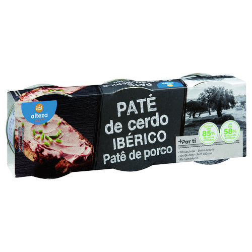 Pat&eacute; de cerdo Ib&eacute;rico ALTEZA 3x80g image number