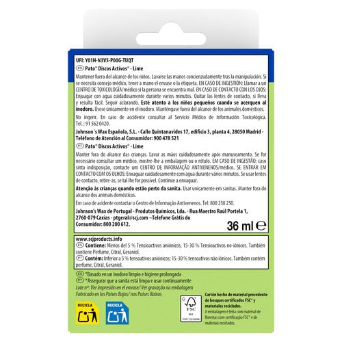 Discos activos lima aparato + recambio PATO 6uds image number