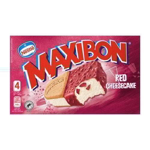 HELADO RED CHEESECAKE MAXIBON 4x140ml image number