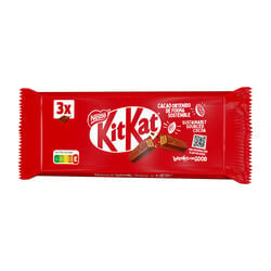 Chocolatina KITKAT chocolate 41,5g 3uds