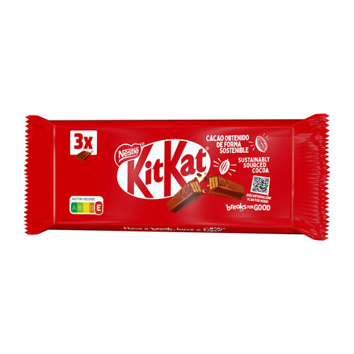 Chocolatina KIT-KAT chocolate 41,5g 3uds image number