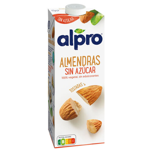 Bebida de almendras sin az&uacute;car ALPRO 1L image number