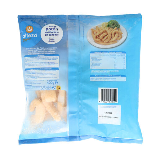 Pot&oacute;n congelado tira empanada ALTEZA 400g image number