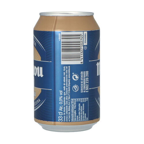 CERVEZA TOSTADA 0,0% MAHOU 33cl image number