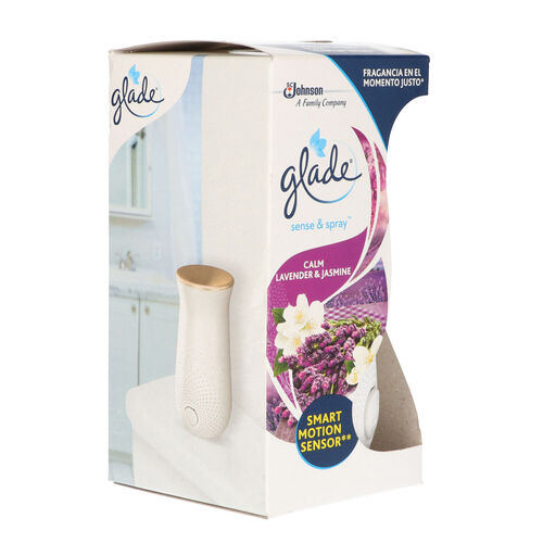 AMBIENTADOR GLADE SENSE&SPRAY LAVANDA APARATO + RECAMBIO image number
