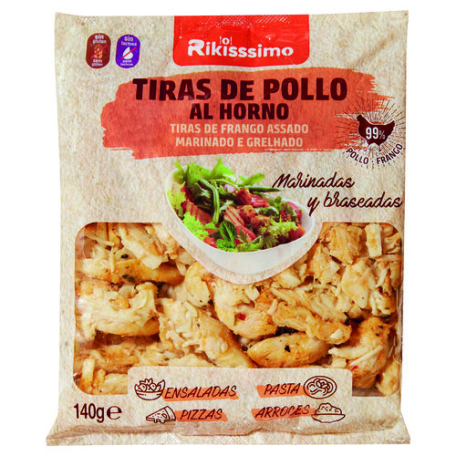 TIRAS DE POLLO AL HORNO RIKISSSIMO 140g image number
