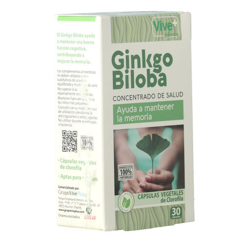 GINKO BILOVA VIVE+VEGETAL 30 CAPS image number