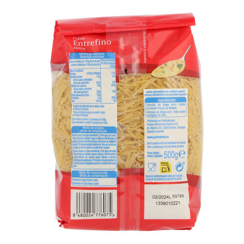 FIDEO ENTREFINO ALTEZA 500g image number