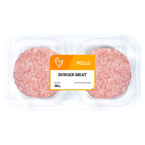 Burger Meat de pollo 4x90g image number