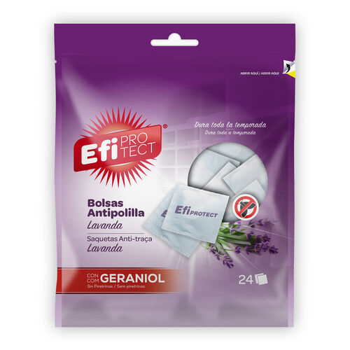 ANTIPOLILLAS LAVANDA EFI PROTECT 24uds image number