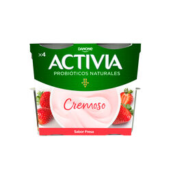 Activia cremoso fresa 4x115g