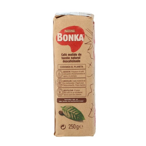 Caf&eacute; molido descafeinado BONKA 250g image number