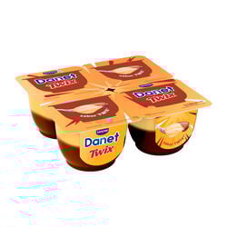 Postre l&aacute;cteo sabor TWIX DANET DANONE 4x115g