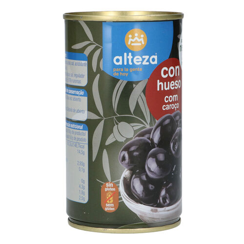 ACEITUNA NEGRA ALTEZA CON HUESO 350g image number