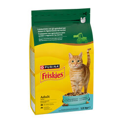Pienso para gato con pescado y verdura FRISKIES 1,5kg