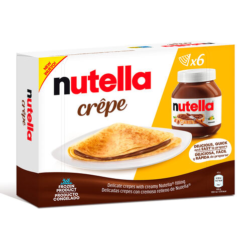 Crepes rellenos de NUTELLA 6uds 240g image number