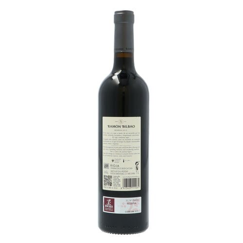Vino tinto Reserva DOCa Rioja RAM&Oacute;N BILBAO 750ml image number