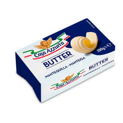 MANTEQUILLA SIN SAL CASA AZZURRA 200g