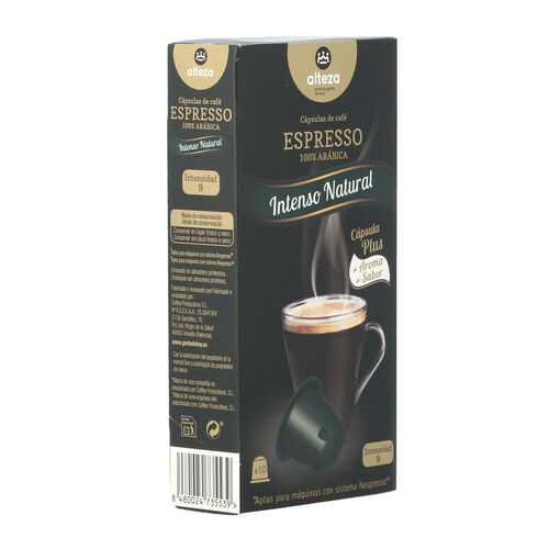CAFE ALTEZA INTENSO 10 CAPSULAS image number