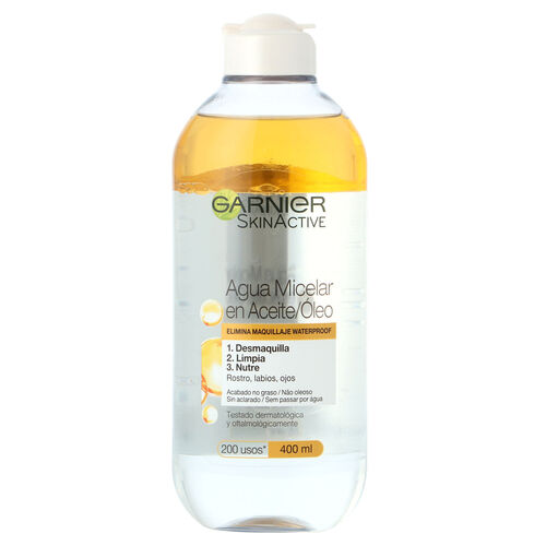 Agua micelar en aceite GARNIER 400ml image number