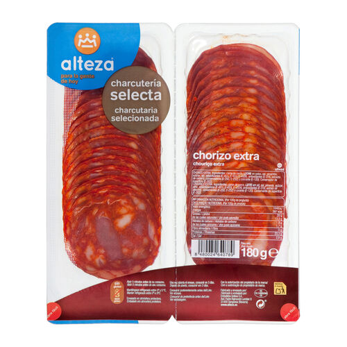 Chorizo Extra en lonchas ALTEZA 180g image number