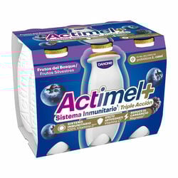 Yogur liquido mora arandanos ACTIMEL 6x100g