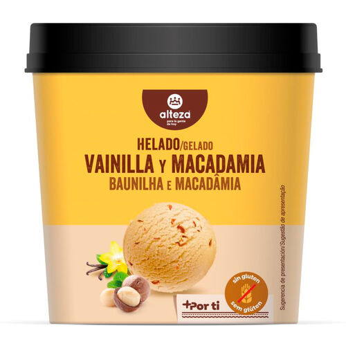 Helado tarrina de vainilla y macadamia ALTEZA 500ml image number