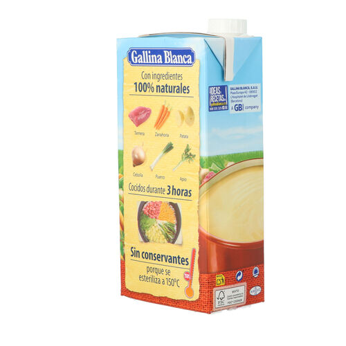 CALDO DE CARNE GALLINA BLANCA 1L image number
