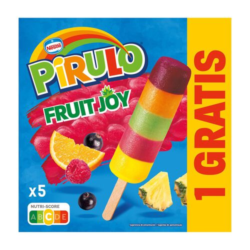 Helado polo PIRULO Fruit Joy 4x65ml + 1 gratis image number