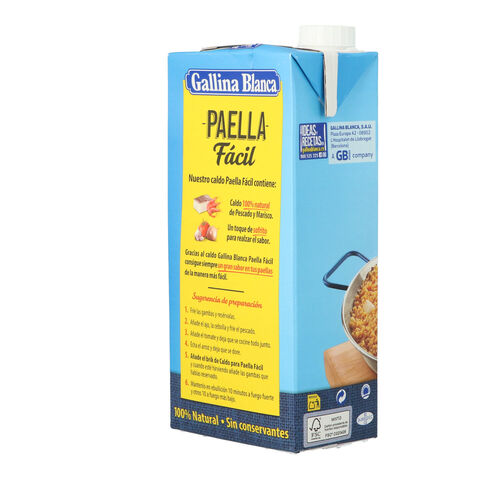 CALDO PARA PAELLA GALLINA BLANCA 1L image number