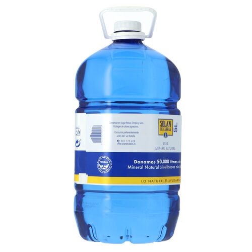 Agua mineral SOL&Aacute;N DE CABRAS 5L image number