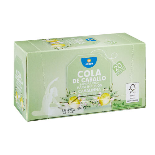Infusi&oacute;n de cola de caballo sabor lim&oacute;n ALTEZA 20uds image number