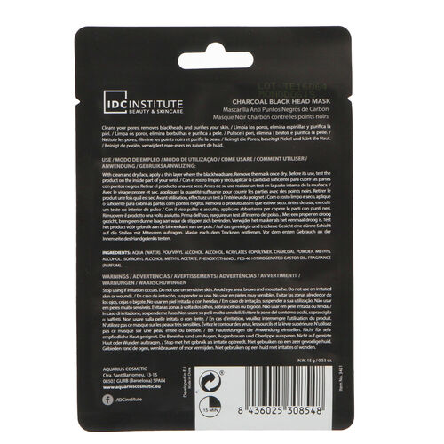 Mascarilla negra carbon 15g image number