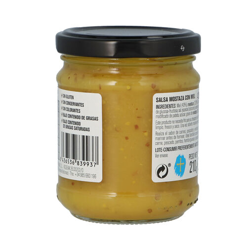 SALSAS ASTURIANAS MOSTAZA MIEL 210g image number