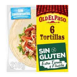 Tortillas sin gluten OLD EL PASO 6uds 216g