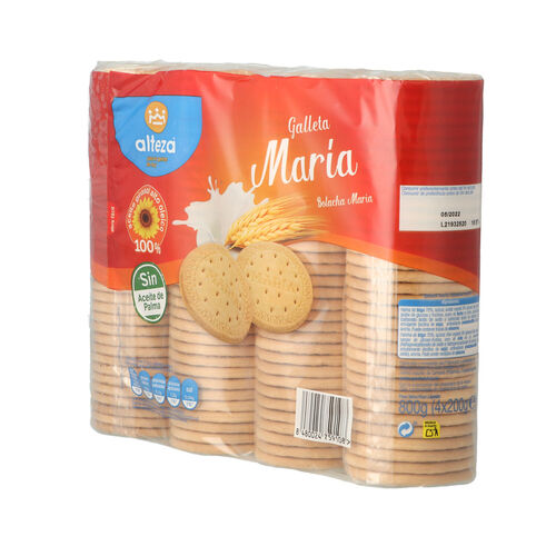 Galleta maria ALTEZA pack 4x200g image number