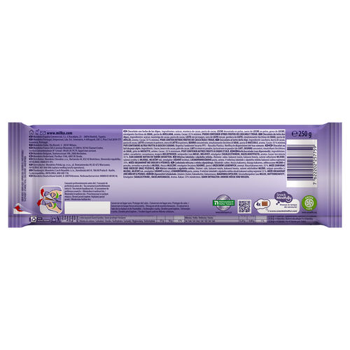 Chocolate con leche de los Alpes MILKA 250g image number
