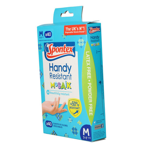 Guante SPONTEX triple capa Talla mediana 2uds image number
