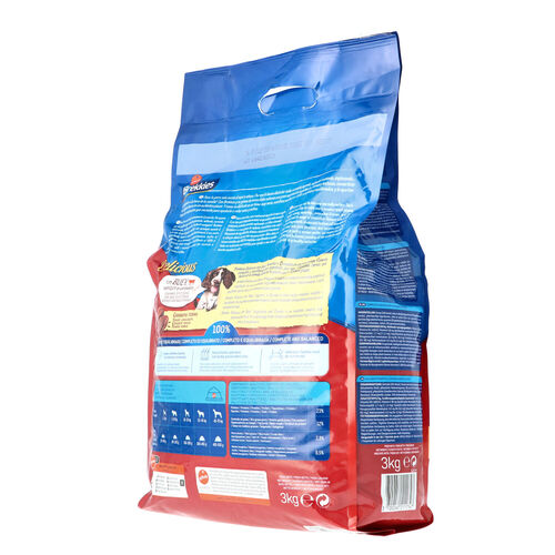 Comida seca para perro adulto con buey BREKKIES 3kg image number