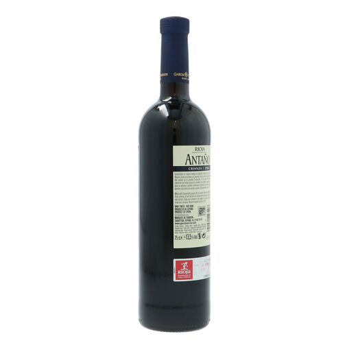Vino tinto DO Rioja Crianza ANTA&Ntilde;O 75cl image number