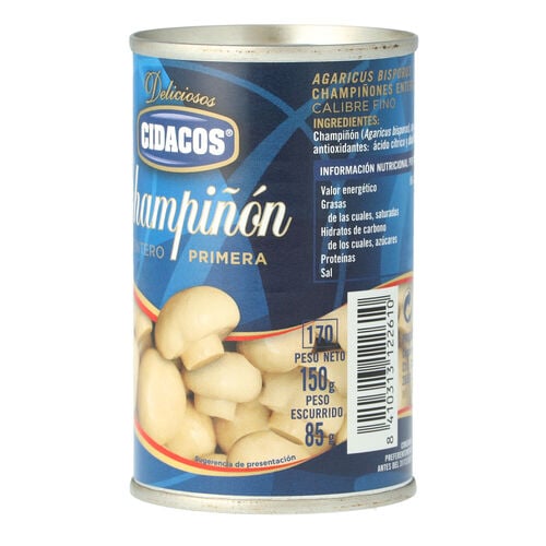 CHAMPINON CIDACOS ENTERO 150g image number