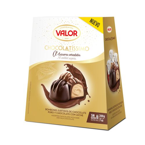 Bombon 0% az&uacute;car chocolat&iacute;ssimo VALOR 200g image number