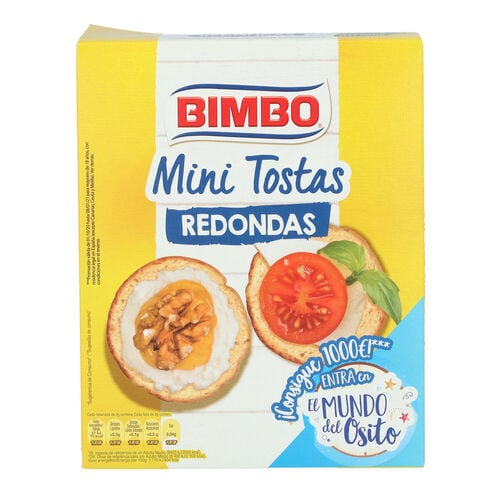 Mini tostas redondas ORTIZ 100g image number