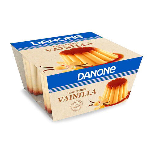 Flan de vainilla DANONE 4x100g image number