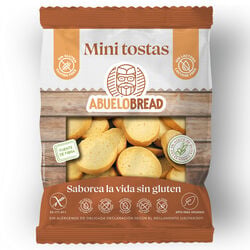 Mini tostas sin gluten ABUELO BREAD 100g