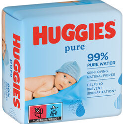 TOALLITAS INFANTILES PURE WATER HUGGIES 3X56uds