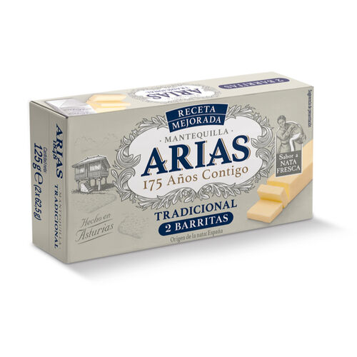 Mantequilla ARIAS 2x62,5g image number