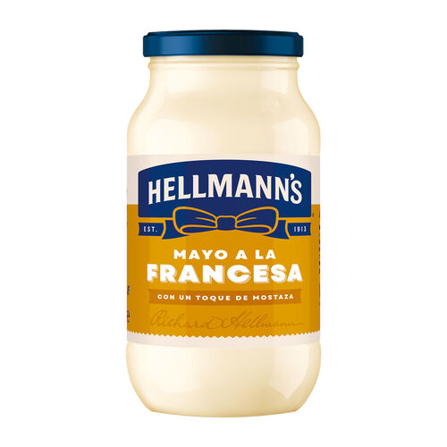 Mayo a la francesa con un TOQUE de mostaza HELLMANN'S 340ml image number