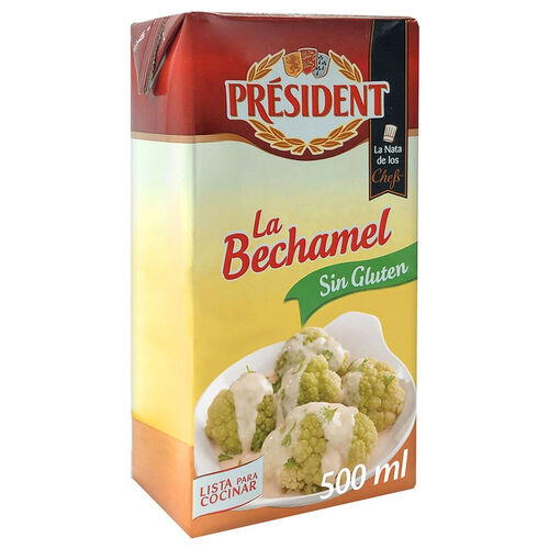 BECHAMEL SIN GLUTEN PRESIDENT 500ml image number